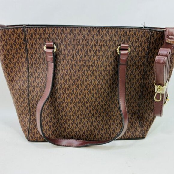 *NEW* Michael Kors Charlotte 3 in 1 Shoulder Tote w/ Wallet & Change Purse - Picture 5 of 7